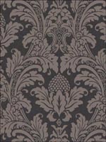 Blake Black and Graphite Wallpaper 946032 by Cole and Son Wallpaper for sale at Wallpapers To Go