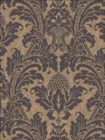 Blake Black and Gold Wallpaper 946033 by Cole and Son Wallpaper for sale at Wallpapers To Go