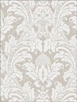 Blake White and Silver Wallpaper 946035 by Cole and Son Wallpaper for sale at Wallpapers To Go