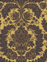 Coleridge Yellow Gold and Black Wallpaper 949049 by Cole and Son Wallpaper for sale at Wallpapers To Go