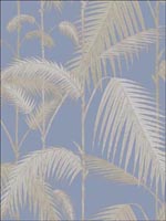 Palm Jungle Straw and Blue Wallpaper 951006 by Cole and Son Wallpaper for sale at Wallpapers To Go