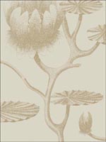 Lily Linen Gold Wallpaper 954019 by Cole and Son Wallpaper for sale at Wallpapers To Go