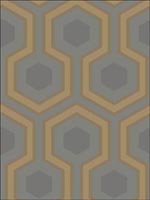Hicks Grand Slate Bronze Wallpaper 956033 by Cole and Son Wallpaper for sale at Wallpapers To Go