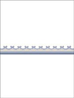 Broderie Blue Border 9914058 by Cole and Son Wallpaper for sale at Wallpapers To Go
