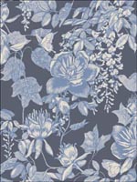 Tivoli Indigo Wallpaper 997032 by Cole and Son Wallpaper for sale at Wallpapers To Go