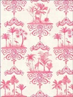 Rousseau Rose Pink Wallpaper 999041 by Cole and Son Wallpaper for sale at Wallpapers To Go