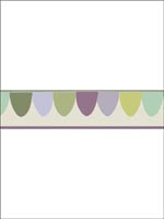 Scaramouche Purple and Green Border 1038028 by Cole and Son Wallpaper for sale at Wallpapers To Go