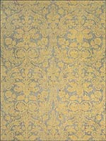 Curtis Damask Gold on Silver Cork Wallpaper T7601 by Thibaut Wallpaper for sale at Wallpapers To Go