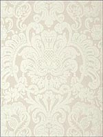 Dorian Damask Pearl Wallpaper T89101 by Thibaut Wallpaper for sale at Wallpapers To Go