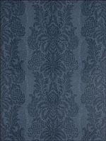 French Quarter Damask Navy Wallpaper T89113 by Thibaut Wallpaper for sale at Wallpapers To Go