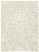 Alicia Damask Beige Wallpaper T89118 by Thibaut Wallpaper for sale at Wallpapers To Go