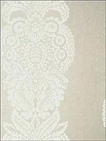 Rowan Damask Champagne Pearl Wallpaper T89129 by Thibaut Wallpaper for sale at Wallpapers To Go
