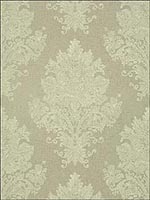 Licata Damask Linen Wallpaper T89152 by Thibaut Wallpaper for sale at Wallpapers To Go
