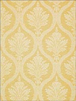 Clessidra Damask Yellow Wallpaper T89163 by Thibaut Wallpaper for sale at Wallpapers To Go