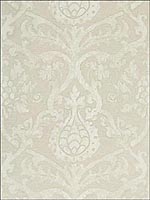 Pravata Damask Pearl Wallpaper T89179 by Thibaut Wallpaper for sale at Wallpapers To Go