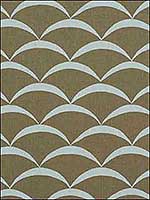 Crescent Sand Aqua Multipurpose Fabric GWF2618165 by Groundworks Fabrics for sale at Wallpapers To Go