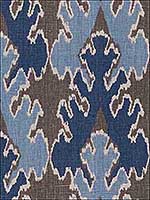 Bengal Bazaar Grey Indigo Multipurpose Fabric GWF2811511 by Groundworks Fabrics for sale at Wallpapers To Go