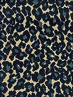 Le Leopard Sapphire Upholstery Fabric 20121485 by Lee Jofa Fabrics for sale at Wallpapers To Go
