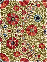 Turkistan Red Green Multipurpose Fabric 2013142319 by Lee Jofa Fabrics for sale at Wallpapers To Go