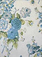 Grenville Glazed Chintz Blue Green Multipurpose Fabric BFC362653 by Lee Jofa Fabrics for sale at Wallpapers To Go
