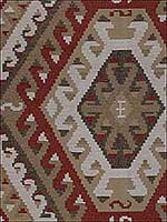 Rustic Kilim Sundried Red Upholstery Fabric 32347619 by Kravet Fabrics for sale at Wallpapers To Go