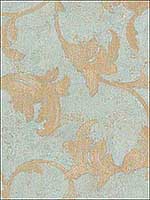 Faux Scroll Design Metallics Textured Wallpaper TE29309 by Norwall Wallpaper for sale at Wallpapers To Go