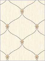 Lenox Hill Ogee Wallpaper LD81400 by Seabrook Wallpaper for sale at Wallpapers To Go