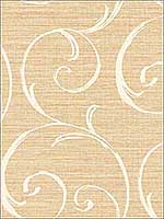 Notting Hill Scroll Wallpaper LD82005 by Seabrook Wallpaper for sale at Wallpapers To Go
