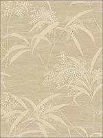 Leaves Striped Metallics Wallpaper NA51606 by Pelican Prints Wallpaper for sale at Wallpapers To Go