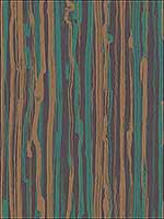 Strand Teal and Gold Wallpaper 1077036 by Cole and Son Wallpaper for sale at Wallpapers To Go