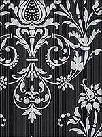 Satins Striped Damask Wallpaper CS27361 by Norwall Wallpaper for sale at Wallpapers To Go