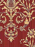 Satins Striped Damask Wallpaper CS27362 by Norwall Wallpaper for sale at Wallpapers To Go
