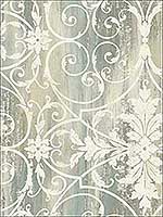Glitter Scroll Wallpaper NV60002 by Pelican Prints Wallpaper for sale at Wallpapers To Go