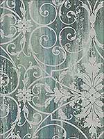 Glitter Scroll Wallpaper NV60004 by Pelican Prints Wallpaper for sale at Wallpapers To Go