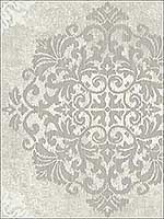 Medallion Wallpaper NV60905 by Pelican Prints Wallpaper for sale at Wallpapers To Go