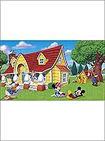 Mickey and Friends 7 Panel Mural JL1222M by York Wallpaper for sale at Wallpapers To Go