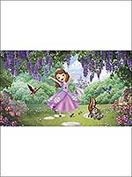 Sofia and Friends Garden XL 7 Panel Mural JL1400M by York Wallpaper for sale at Wallpapers To Go
