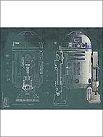 Star Wars R2D2 XL 5 Panel Mural JL1402M by York Wallpaper for sale at Wallpapers To Go