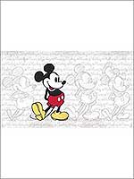 Classic Mickey XL 7 Panel Mural JL1404M by York Wallpaper for sale at Wallpapers To Go