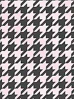 Vegata Light Pink Houndstooth Wallpaper 356160 by Kennenth James Wallpaper for sale at Wallpapers To Go