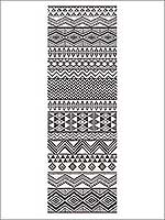 Aztec Stripe Cream Geometric 2 Panel Mural 356206 by Kennenth James Wallpaper for sale at Wallpapers To Go