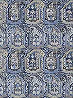 Gleniffer Blue and Beige Wallpaper T85022 by Thibaut Wallpaper for sale at Wallpapers To Go