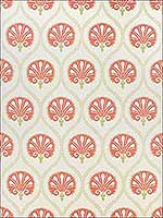 Kimberly Tomato Fabric F985016 by Thibaut Fabrics for sale at Wallpapers To Go