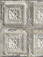 Ceiling Tiles Wallpaper IR50507 by Pelican Prints Wallpaper for sale at Wallpapers To Go