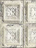 Ceiling Tiles Wallpaper IR50510 by Pelican Prints Wallpaper for sale at Wallpapers To Go