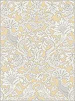 Balabina Vintage Yellow Wallpaper 1081001 by Cole and Son Wallpaper for sale at Wallpapers To Go