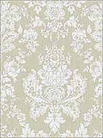 Giselle Old Olive Wallpaper 1085029 by Cole and Son Wallpaper for sale at Wallpapers To Go