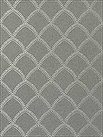 Burmese Metallic Silver on Charcoal Wallpaper AT7910 by Anna French Wallpaper for sale at Wallpapers To Go