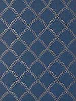 Burmese Metallic on Navy Wallpaper AT7911 by Anna French Wallpaper for sale at Wallpapers To Go