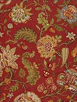 Chalfont Paprika Fabric 172741 by Schumacher Fabrics for sale at Wallpapers To Go